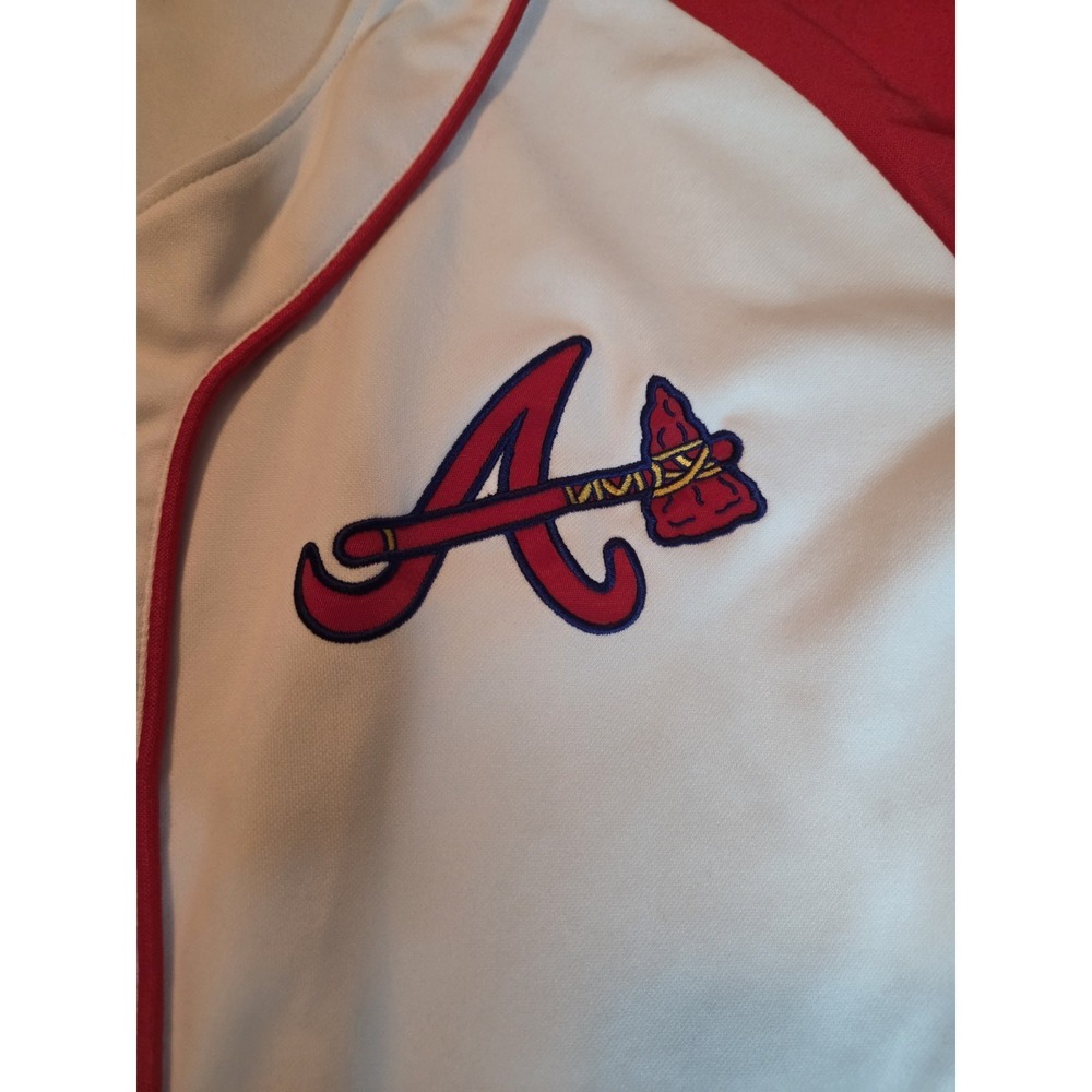 Atlanta Braves Women's Jersey- Size L Majestic Fan Fashion Jersey - Picture 4 of 7
